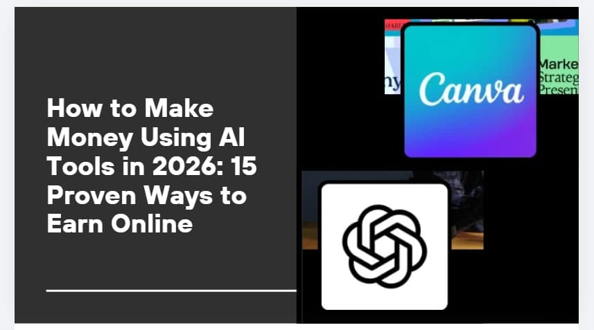 How to Make Money Using AI Tools in 2026: 15 Proven Ways to Earn Online